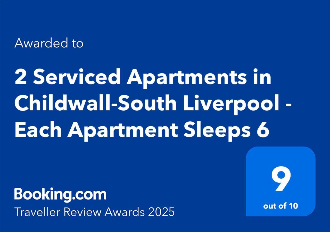 2 Serviced Apartments In Childwall-South Liverpool - Each Apartment Sleeps 6 Exterior foto